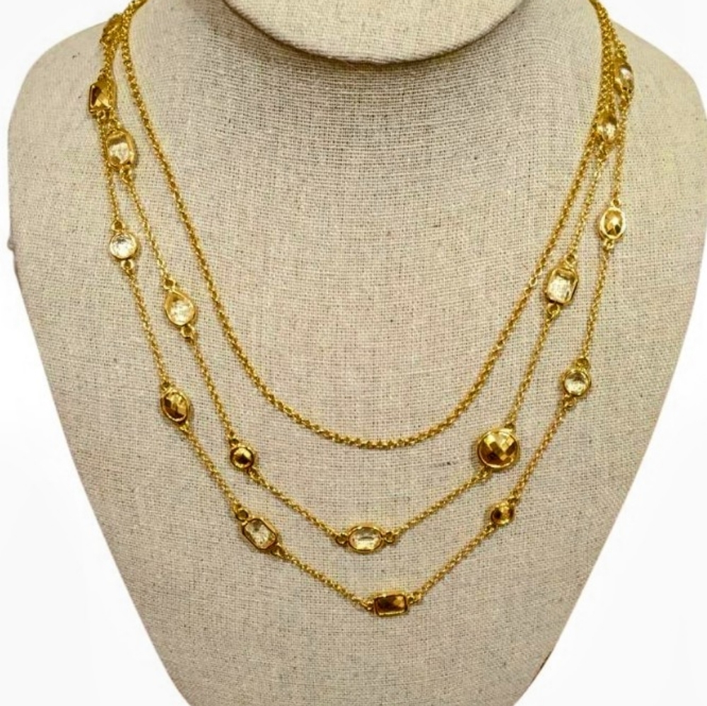 Stella & Dot Gold Haley Necklace - RETIRED